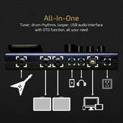 Valeton Multi Guitar Effects Processor 140 Built in Effects Expression Pedal GP-100VT