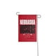 thumbnail image 2 of Bandera de jardín FOCO NCAA Nebraska Cornhuskers de doble cara, 2 of 4