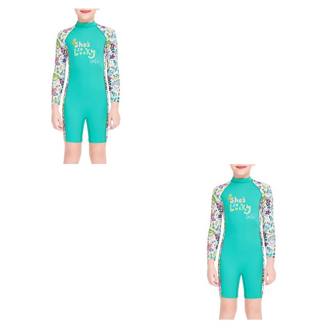 Toystoory DIVE SAIL Traje de neopreno para niños Traje de baño de una pieza Protección UV para niños Secado rápido Cuello Cremallera trasera Type2 NO2