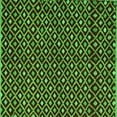 thumbnail image 1 of Ahgly Company Indoor Square Abstract Green Modern Area Rugs, 4' Square, 1 of 4