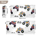 thumbnail image 3 of Cartoon Trucks Beach Towel Fast Drying Camping Towels Sand Free Beach Blanket Soft Absorbent Travel Sport Towel for Gym Bath Shower Swimming 30" x 60" Washcloth Gift, 3 of 7