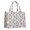 White Halloween Witch, variant on Large Capacity Tote Bag,White Halloween Skull Pumpkin Pattern Handbag Fashion Luxury Tote Bag,15.7"x13"x 5.1" Inches,Laptop Compatible