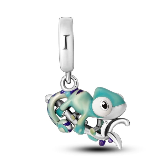 MULA Euopean Original 925 Sterling Silver DIY Charms Chameleon Pendant For Women Bracelet Necklace Birthday Gift Jewelry