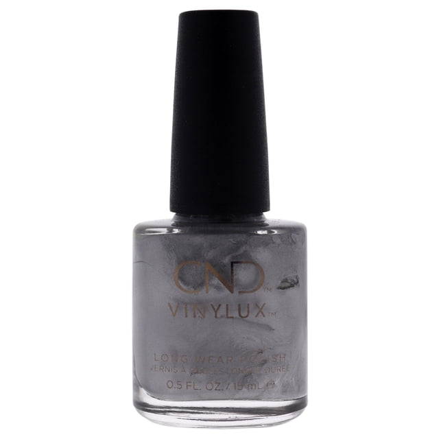 Esmalte de uñas semanal Vinylux - 148 Silver Chrome de CND para mujer - Esmalte de uñas de 0,5 oz CND CND Vinylux Weekly Polish - 148 Silver Chrome Esmalte de uñas Dama 0.5oz