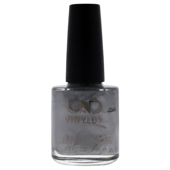 Esmalte de uñas semanal Vinylux - 148 Silver Chrome de CND para mujer - Esmalte de uñas de 0,5 oz CND CND Vinylux Weekly Polish - 148 Silver Chrome Esmalte de uñas Dama 0.5oz