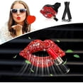 thumbnail image 3 of 2 Pack Car Air Vent Clip Charms, Crystal Car Diffuser Vent Clip, Rhinestone Oil Diffuser, 3 of 5