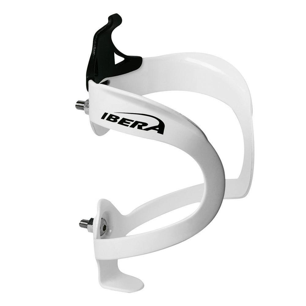Ibera Bicycle Lightweight Aluminum Water Bottle Cage (White) Walmart