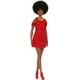 thumbnail image 1 of Barbie Fashionistas Doll #221 with Natural Black Hair Wearing Removable Red Dress & Accessories, 65th Anniversary Collectible Fashion Doll, 1 of 5