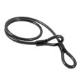 thumbnail image 1 of koolsoo Bike Steel Cable 12mm Security Vinyl Coated Steel Cable with Loop End Black, 1 of 9