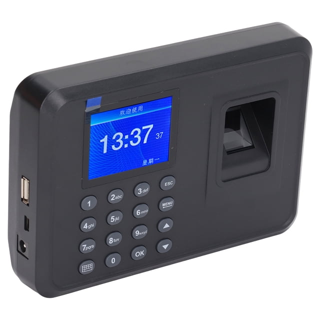 Fingerprint Time Attendance Machine Employee Time Clock Multi Languages Voice Reminder Fingerprint Password