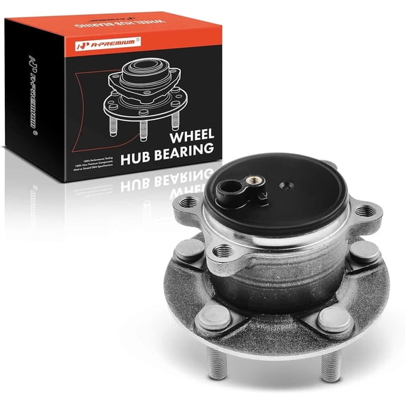 A-Premium Wheel Hub and Bearing Assembly Compatible with Mazda 3 2014-2018 Rear Left or Right