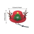 thumbnail image 2 of Artículos Navideños Para Mascotas Conjunto Para Mascotas Collar Para Gatos Gorro De Papá Noel Para Perros Gorro Para Hurones, 2 of 5