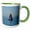 Green/White, variant on 3drose, Gray Whale, Scammons Lagoon, Mexico - Sa13 Ska0031 - Steve Kazlowski, 15oz Mug