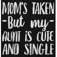 thumbnail image 2 of Funny Single Aunts Cute Niece Nephew Toddler Boy Girl T Shirt Infant Toddler Brisco Brands 6M, 2 of 6