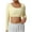 Yellow, variant on Lenpel Women's Crop Tops Long Sleeve Scoop Neck Floral Embroidery Slim Cropped T Shirts Going out Tees Casual Workout Blouses(Yellow,X-Large)
