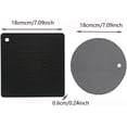 thumbnail image 2 of 4Pack Silicone Trivet Mats, Pot Pads Set,Soft Pot Holders Table Mats for Kitchen Counter, Tables, Hot Dishes, Hot Pats, Pans Tool(2 Squared+2 Round), 2 of 5