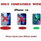 thumbnail image 4 of Funda para iPhone 13, lujosa funda holográfica con láser 3D, bonita carcasa ondulada con purpurina para mujeres y niñas, funda protectora de silicona (iPhone 13 de 6,1 pulgadas), 4 of 4