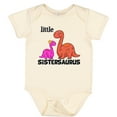 thumbnail image 3 of Inktastic Little Sistersaurus Girls Baby Bodysuit, 3 of 5