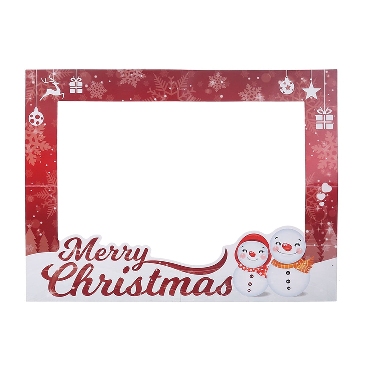 2022 First Christmas Picture Frame HOMEMAXS Christmas Picture Frame Prop Selfie Photo Shoot Frame Xmas