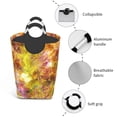 thumbnail image 4 of XMXT Collapsible Laundry Basket Hamper, Watercolor Style Background Large Laundry Bag Clothes Hamper with Aluminum Handle, 50L, 4 of 7