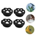 thumbnail image 3 of YSNOOWE Tennis Racquet Shock 4pcs Silicone Black Claw Shape for All Ages, 3 of 8