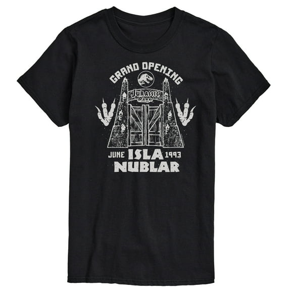 Jurassic Park - Isla Nublar Grand Opening - Men's Short Sleeve Graphic T-Shirt