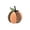 Saffron, variant on 7.87in Faux Fall Harvest Crochet Pumpkins - Small Knit Rustic Farmhouse Foam Decor for Thanksgiving Halloween Autumn Mantel Table