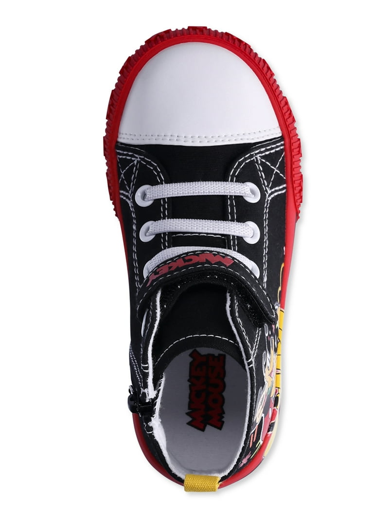 Mickey Mouse Toddler Hi Top Sneakers - Walmart.com