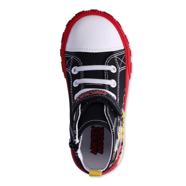 Mickey Mouse Toddler Hi Top Sneakers - Walmart.com