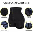 thumbnail image 4 of Slimming Pants Waist Trainer Shapewear Tummy Hot Thermo Sweat Leggings Fitness Workout Sweat Sauna Pants Body Shaper, 4 of 8
