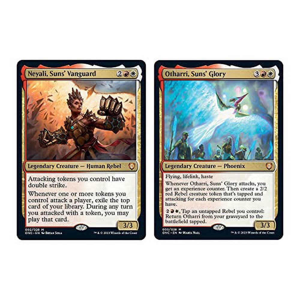 Magic: The Gathering Phyrexia: All Will Be One Commander Deck Rebellion Rising (Red & White) + Collector Booster Sample Pack