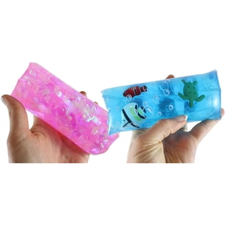 4-Pack Water Trick Snakes with Glitter, Confetti, Sparkles - Sensory Fidget  Toy (RANDOM COLORS)