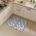 thumbnail image 2 of ODIKA Hallway Contemporary Bold Contrast Repeating Grid Network Pet Friendly & Kids Safe for Bedroom, Bedside, Nursery, 2 of 7