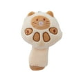 thumbnail image 2 of Colgante de muñeco de peluche de gato, adorno decorativo para mochila de dibujos animados, amuleto para bolso café, 2 of 9