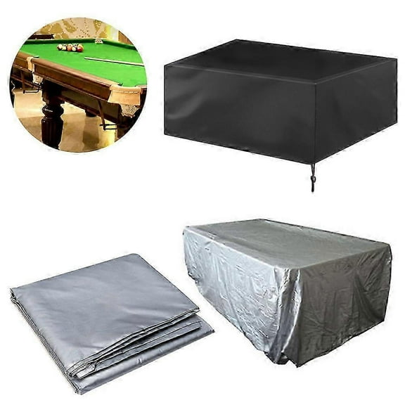 7/8/9ft Heavy Duty Waterproof Pool Table Cover - Dust Protective Billiards Snooker Cover 225x116x82cm