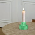 thumbnail image 1 of Wind Transparent Glass Candle Stand Candlelight Dinner Table Decoration Candle Holders for Tall Candle Holder for 3 Wick Candle Candle Holder Tall Stained Glass Candle Holder 4 Candle Holder, 1 of 3