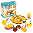 thumbnail image 2 of SIYTUAU Pizza Making Play Set Simulation Food Toy Creative Cooking Role Play Educational Activity Gift For Girls Pretend Kitchen Baking Fun Multicolor C, 2 of 6
