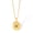 gray, variant on Gold Turquoise Cat's eye Sun Pendant Necklace Fashion Party Birthday Stainless Steel Jewelry Gift
