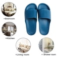 thumbnail image 5 of Zapatillas para mujeres y hombres de secado rápido, zapatillas suaves con puntera abierta, antideslizantes, suaves, para ducha, spa, baño, piscina, gimnasio, casa de playa, sandalias para interiores, 5 of 5