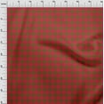 thumbnail image 3 of oneOone Polyester Lycra Dark Olive Green Fabric Gingham Check Sewing Craft Projects Fabric Prints By Yard 56 Inches Wide, 3 of 4