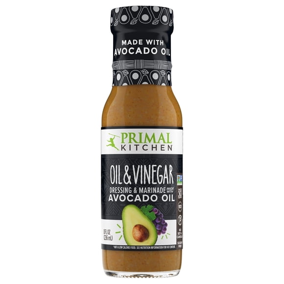 Primal Kitchen - Huile de Vinaigrette et Marinade et Vinaigre - 8 fl oz
