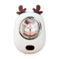 thumbnail image 4 of Calentador de manos portátil, banco de energía, dos en uno, pantalla digital, USB, linda luz nocturna para mascotas, mini calentador de manos portátil, regalo, 4 of 4