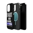 thumbnail image 2 of DistinctInk Tough Case for Apple iPhone 14 PRO (6.1" Screen), Compatible with MagSafe Charging - Fart Now Loading - Please Wait, 2 of 6