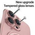 thumbnail image 5 of ELEHOLD Magnetic Case for iPhone 16 Pro Max, Foldable Kickstand Bracket Work with Magnetic Car Mount Lens Film Protection Slim Shockproof Case for iPhone 16 Pro Max,Pink, 5 of 6