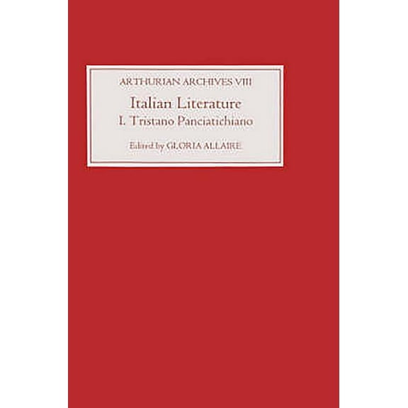 Italian Literature I: Tristano Panciatichiano, (Hardcover)