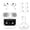 White, variant on Full-Color Touch Screen Language Translator Earbuds, Real Time Translation Earphone with 144 Languages Supported, ANC Noise Cancelling, Bluetooth 5.4(Black)