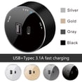 thumbnail image 4 of Herepow Power Track Socket Smart Home Appliances Universal Outlets Popular UK US EU AU FR Wall Electrical Plug Adapter With USB, 4 of 5