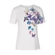 thumbnail image 4 of Moda Mujer Causal Rounk Cuello Impresión Blusa Manga Corta Camiseta Verano Tops Fridja bn4198, 4 of 5