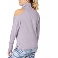 thumbnail image 2 of Calvin Klein Performance Sweat-Shirt Col Montant pour Femmes, Lavande, m, 2 of 3