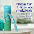 thumbnail image 5 of Skintimate Coconut Delight Disposable Razors for Women, 12 Count, 5 of 6